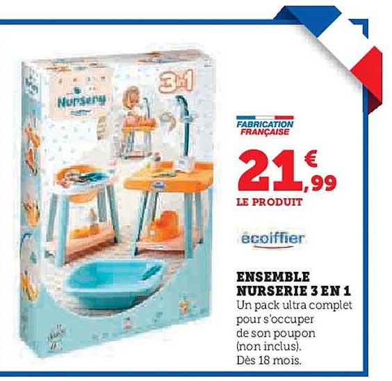 ENSEMBLE NURSERIE 3 EN 1