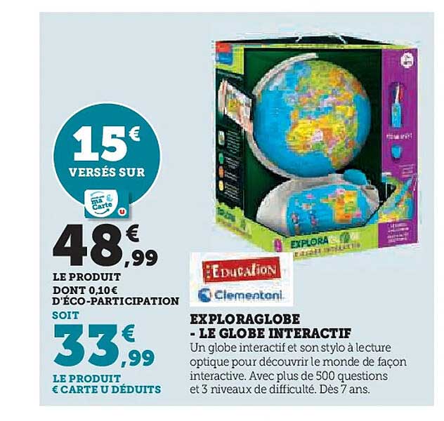 EXPLORAGLOBE - LE GLOBE INTERACTIF