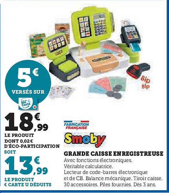 GRANDE CAISSE ENREGISTREUSE