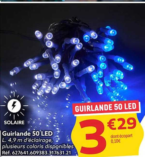 GUIRLANDE 50 LED