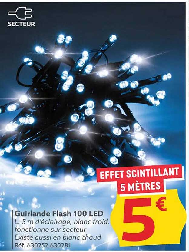 Guirlande Flash 100 LED