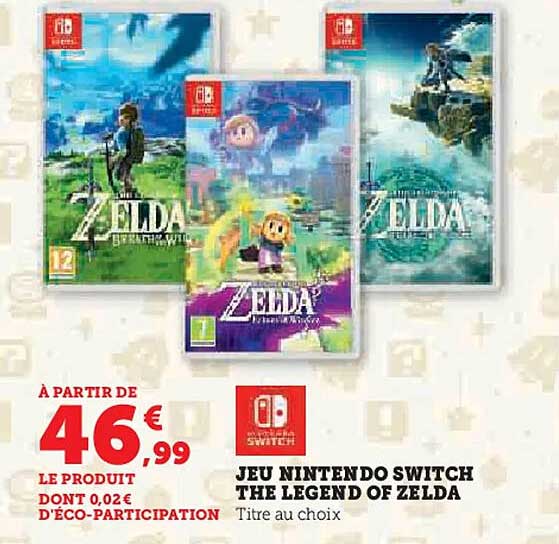 JEU NINTENDO SWITCH THE LEGEND OF ZELDA