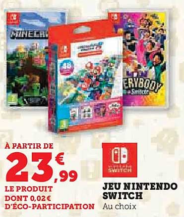 JEU NINTENDO SWITCH