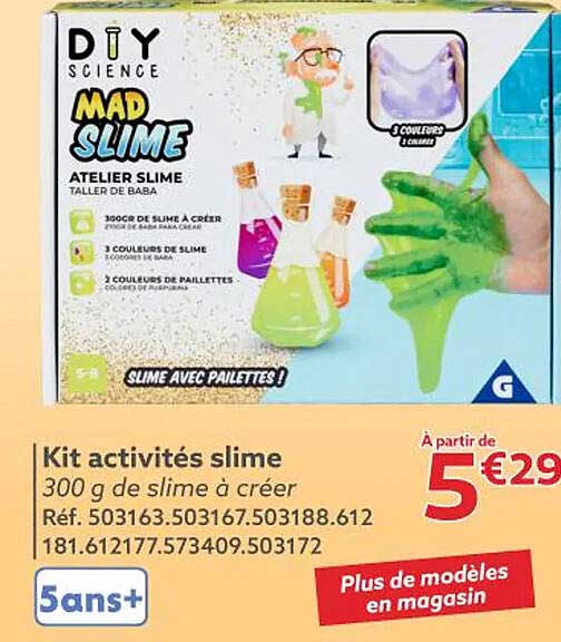 Kit activités slime