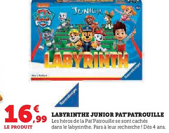 LABYRINTHE JUNIOR PAT'PATROUILLE