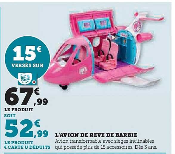 L'AVION DE REVE DE BARBIE