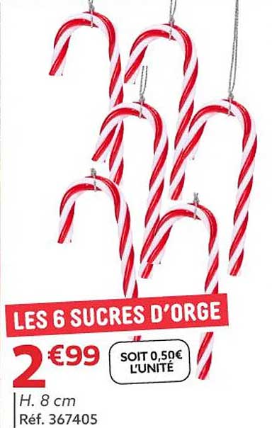 LES 6 SUCRES D'ORGE