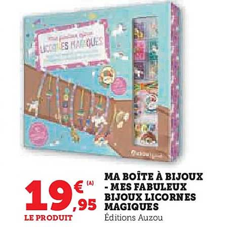 MA BOÎTE À BIJOUX - MES FABULEUX BIJOUX LICORNES MAGIQUES