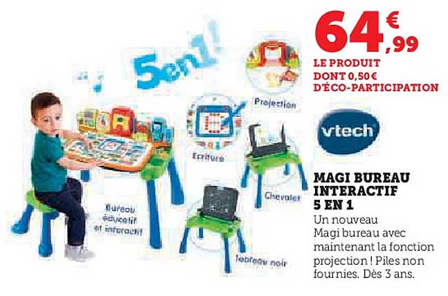 MAGI BUREAU INTERACTIF 5 EN 1