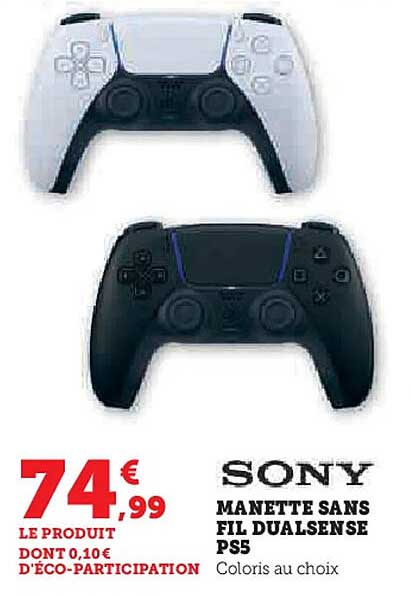 MANETTE SANS FIL DUALSENSE PS5