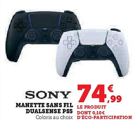 MANETTE SANS FIL DUALSENSE PS5