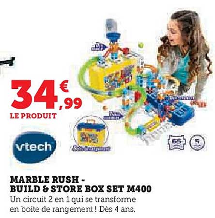 MARBLE RUSH - BUILD & STORE BOX SET M400