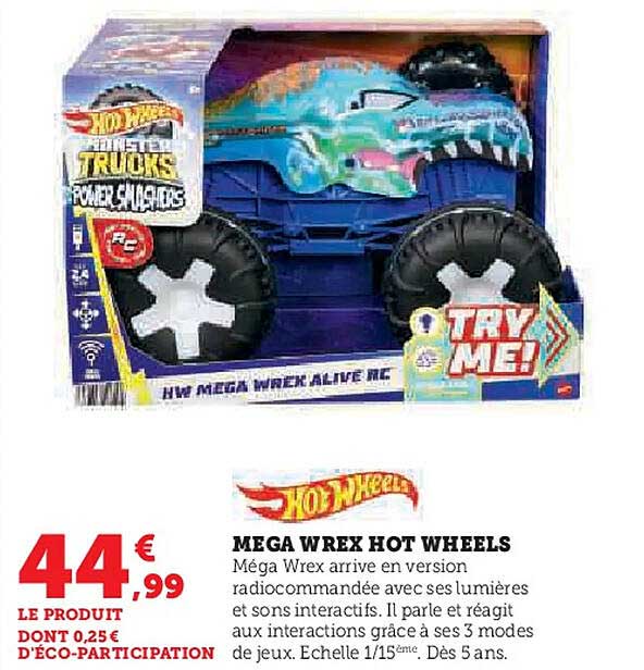 MEGA WREX HOT WHEELS