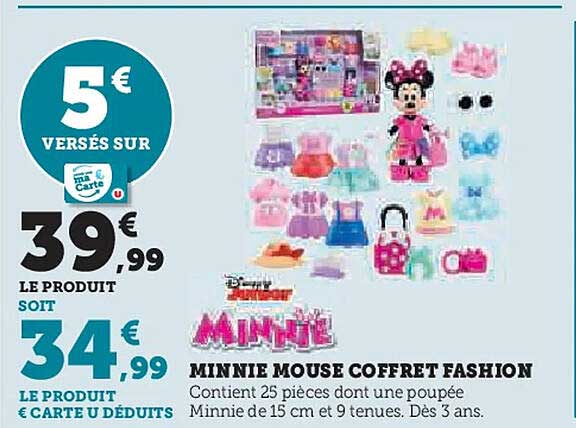 MINNIE MOUSE COFFRET FASHION