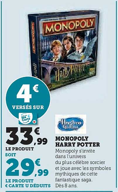 MONOPOLY HARRY POTTER