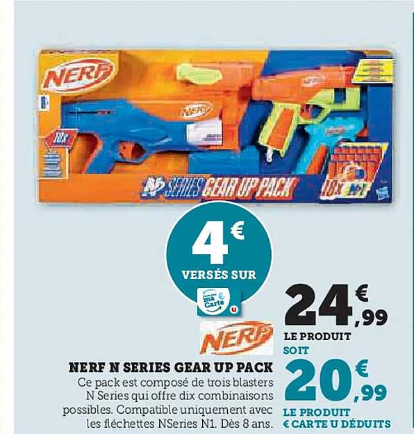 NERF N SERIES GEAR UP PACK