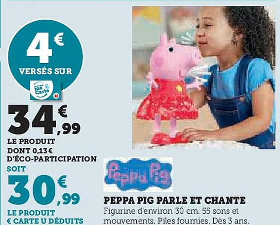 PEPPA PIG PARLE ET CHANTE