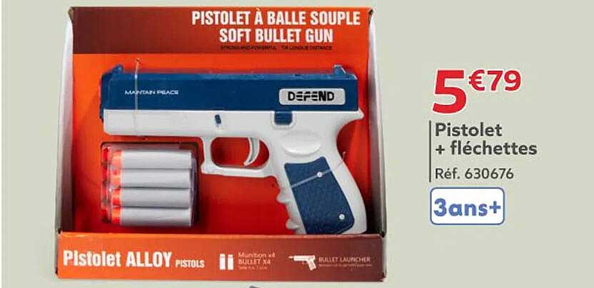 Pistolet à balle souple Soft Bullet Gun