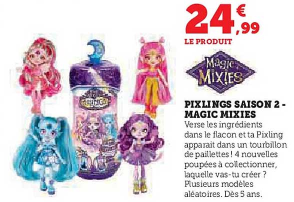 PIXLINGS SAISON 2 - MAGIC MIXIES