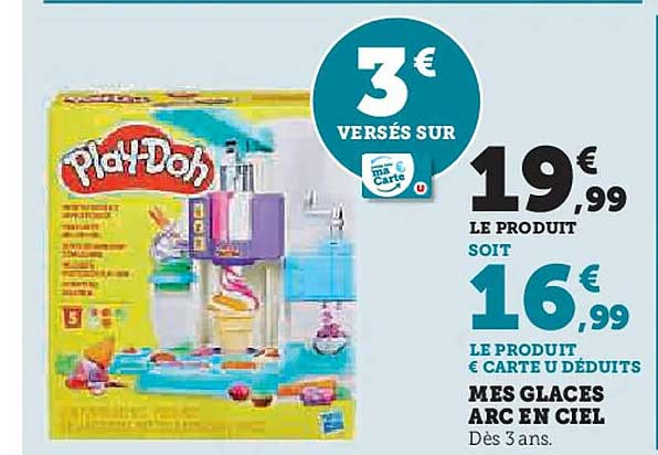 Play-Doh Mes glaces arc en ciel