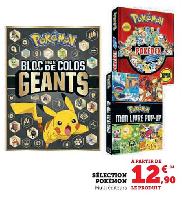 POKÉMON BLOC MON DE COLOS GÉANTS