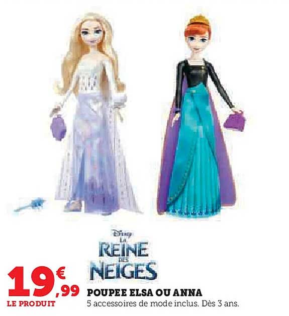 POUPEE ELSA OU ANNA