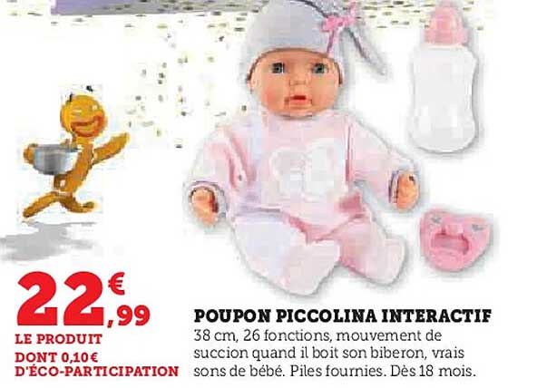 POUPON PICCOLINA INTERACTIF