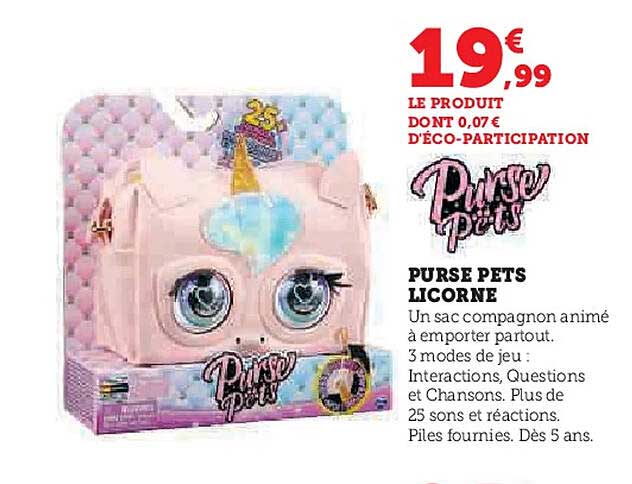 PURSE PETS LICORNE