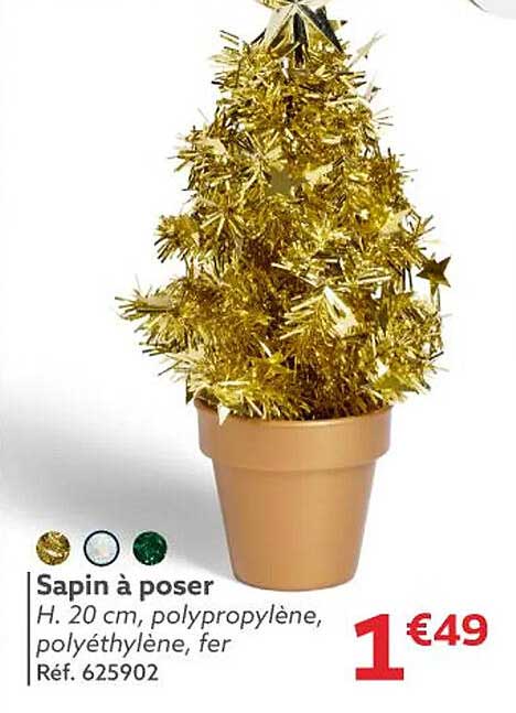 Sapin à poser