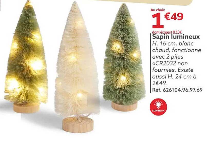 Sapin lumineux