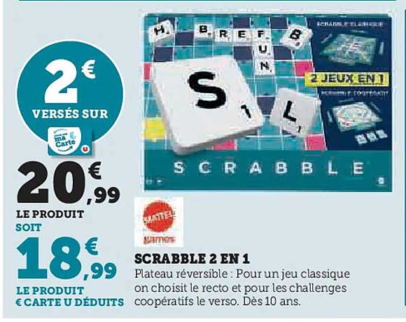 SCRABBLE 2 EN 1