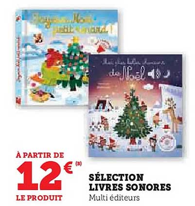 SÉLECTION LIVRES SONORES