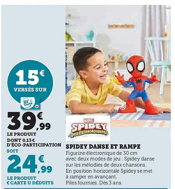 SPIDEY DANSE ET RAMPE