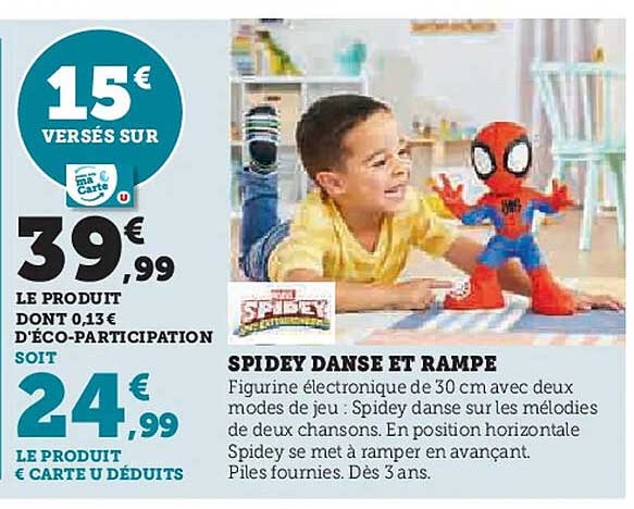 SPIDEY DANSE ET RAMPE