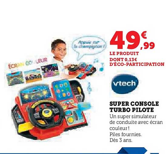 SUPER CONSOLE TURBO PILOTE