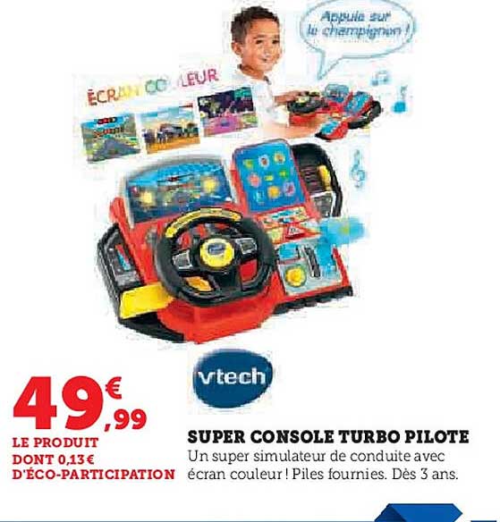 SUPER CONSOLE TURBO PILOTE