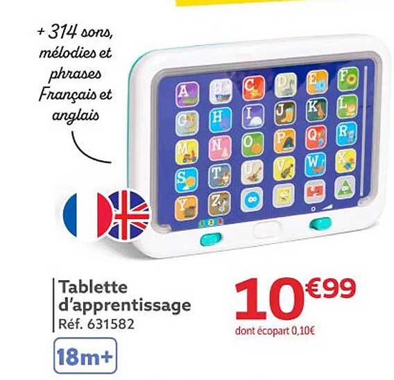 Tablette d'apprentissage