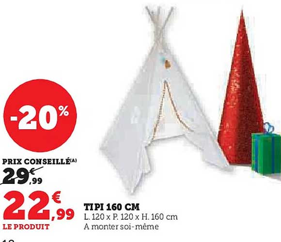 TIPI 160 CM