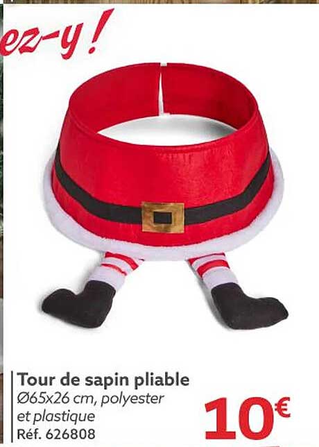 Tour de sapin pliable