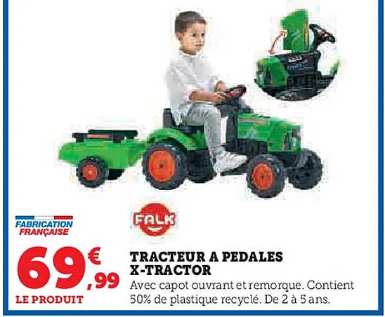 TRACTEUR A PEDALES X-TRACTOR