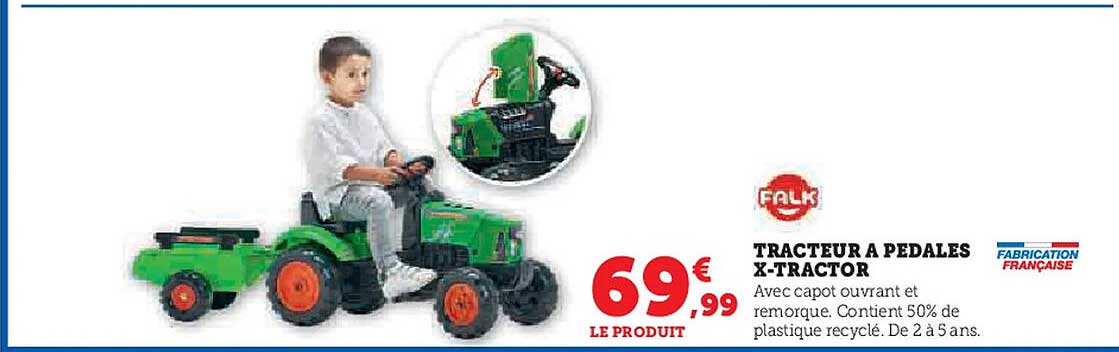 TRACTEUR A PEDALES X-TRACTOR