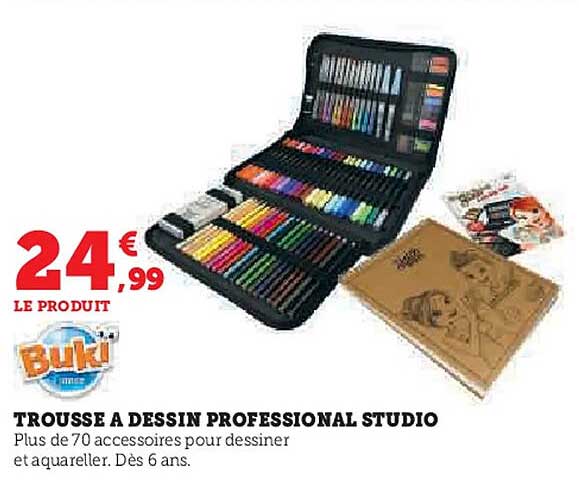 TROUSSE A DESSIN PROFESSIONAL STUDIO