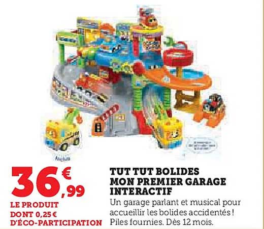 TUT TUT BOLIDES MON PREMIER GARAGE INTERACTIF