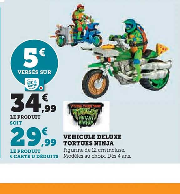 VÉHICULE DELUXE TORTUES NINJA