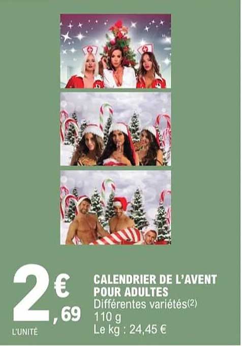 CALENDRIER DE L’AVENT POUR ADULTES