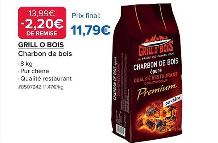 GRILL O BOIS Charbon de bois