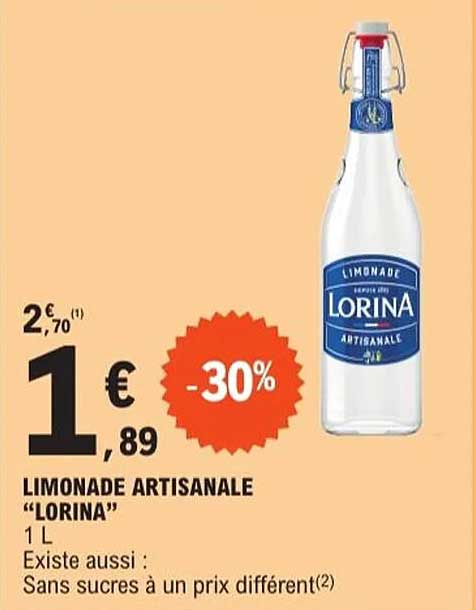 Limonade artisanale "Lorina"