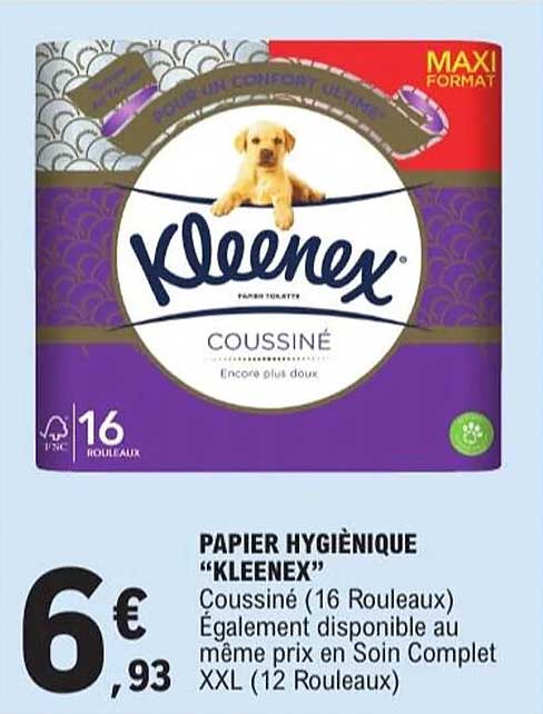 PAPIER HYGIÉNIQUE "KLEENEX"