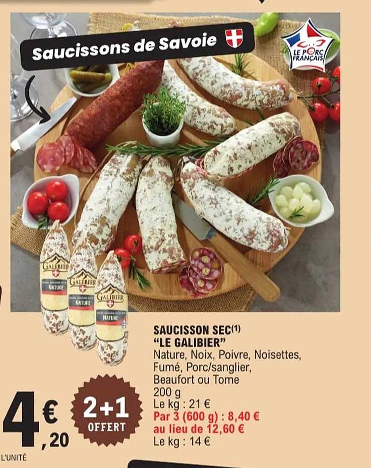 Saucissons de Savoie