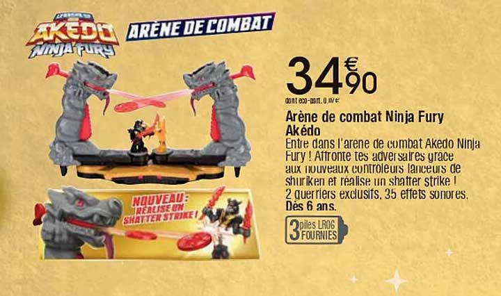 Arène de combat Ninja Fury Akedo